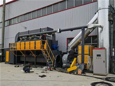 吸附+脱附喷漆废气处理催化燃烧